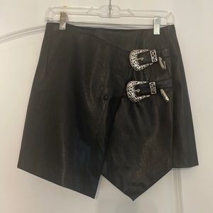 COPY - Faux Leather Western Skirt